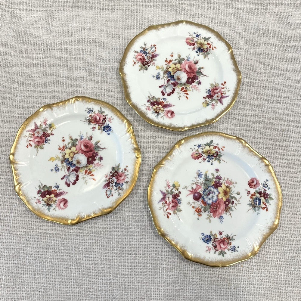 🤍Hammersley Lady Patricia Bone China Bread and Butter Plates